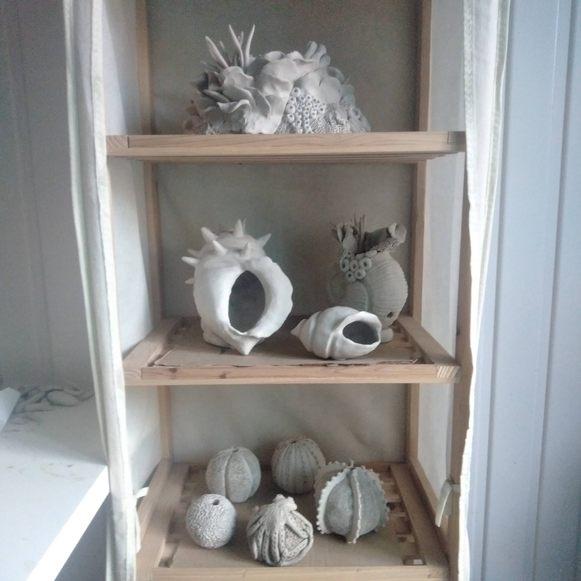 de basisstukken voor mijn totem voor het kunstproject STORMloop22